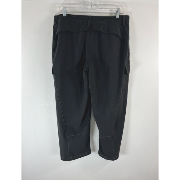 Y2K Pearl Izumi Cycling Capri Cropped Pants Women Large Gray '08 Bike Athletic - Picture 2 of 7